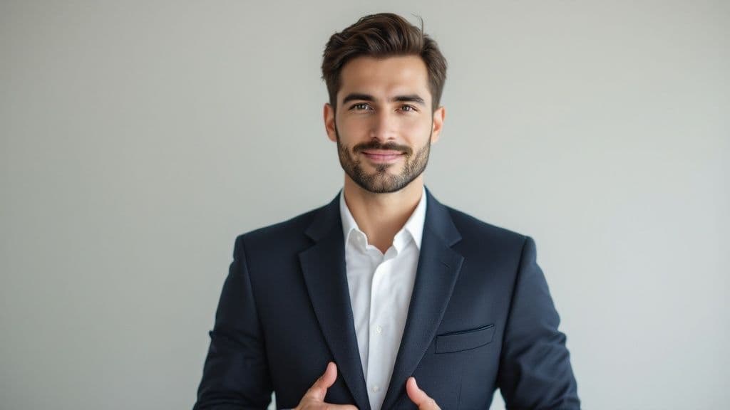 Photo d'une femme souriante en tenue professionnelle