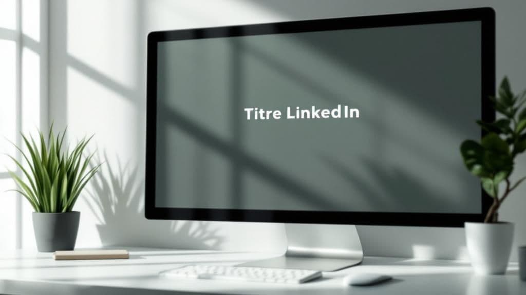 Exemple de titres LinkedIn