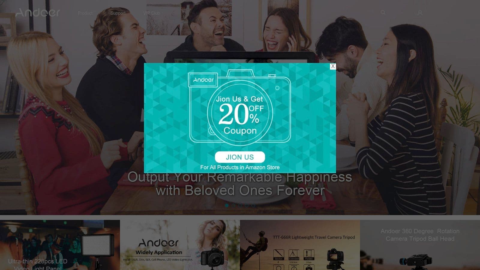 Andoer Studio Lighting Kit