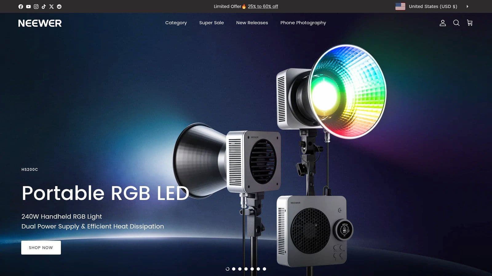 Neewer 660 LED Panel Light Kit